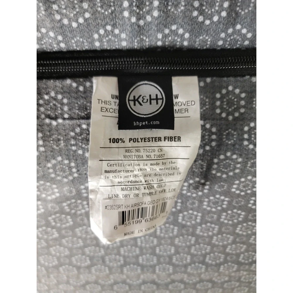 K&H Pet Products Air Sofa Inflatable Dog Bed Lightweight Air Mattress Pet Bed...